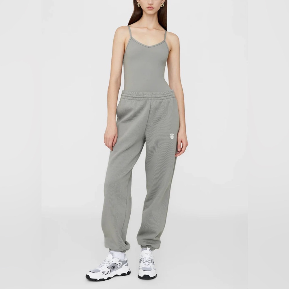 NWT Anine Bing Alissa Bodysuit in Storm Grey